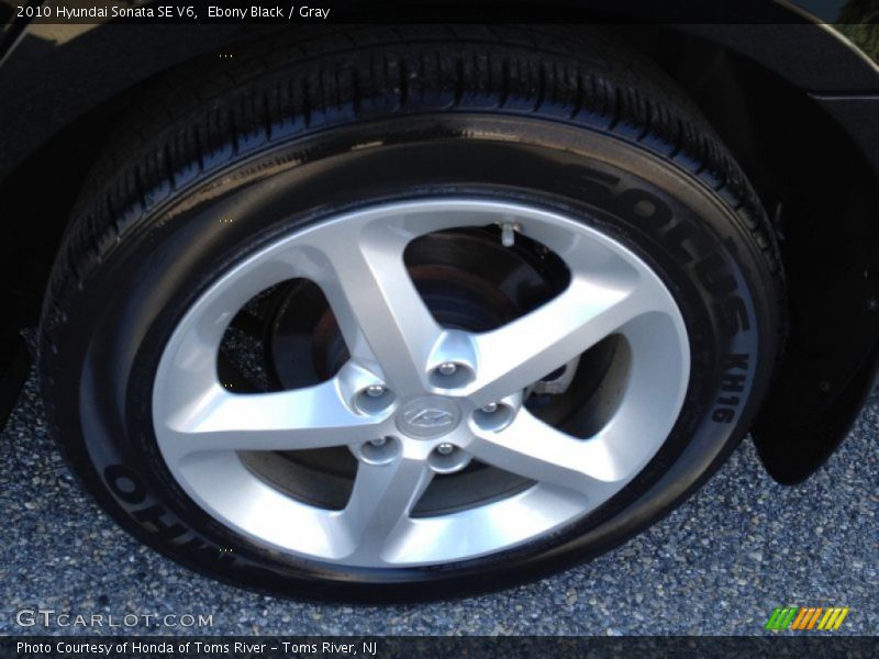 Ebony Black / Gray 2010 Hyundai Sonata SE V6