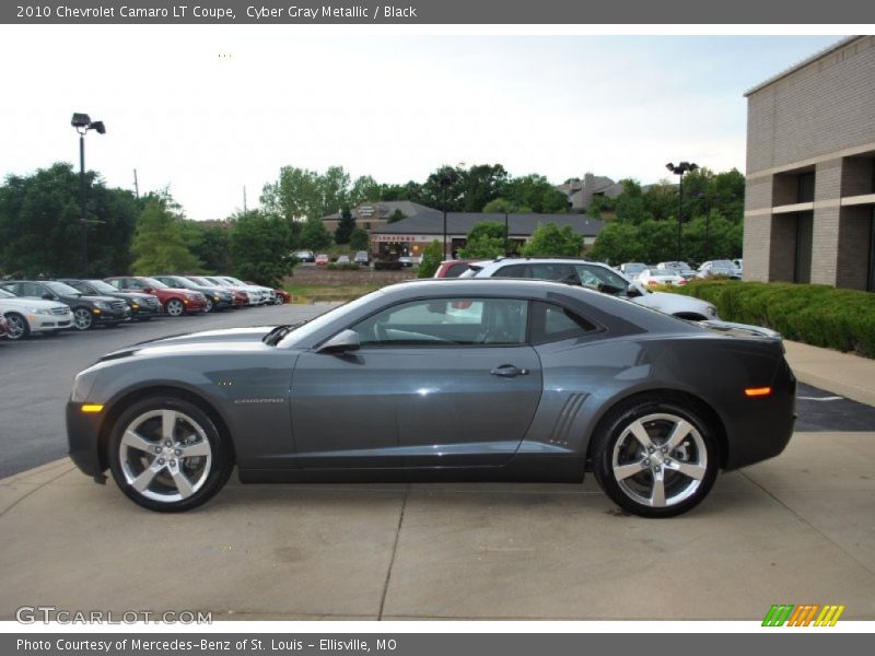 Cyber Gray Metallic / Black 2010 Chevrolet Camaro LT Coupe