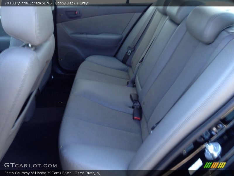 Ebony Black / Gray 2010 Hyundai Sonata SE V6
