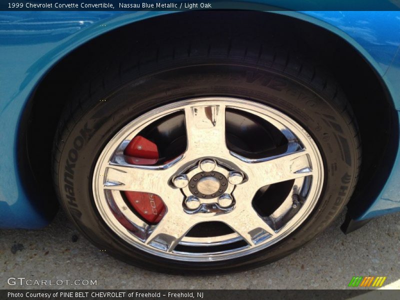 Nassau Blue Metallic / Light Oak 1999 Chevrolet Corvette Convertible