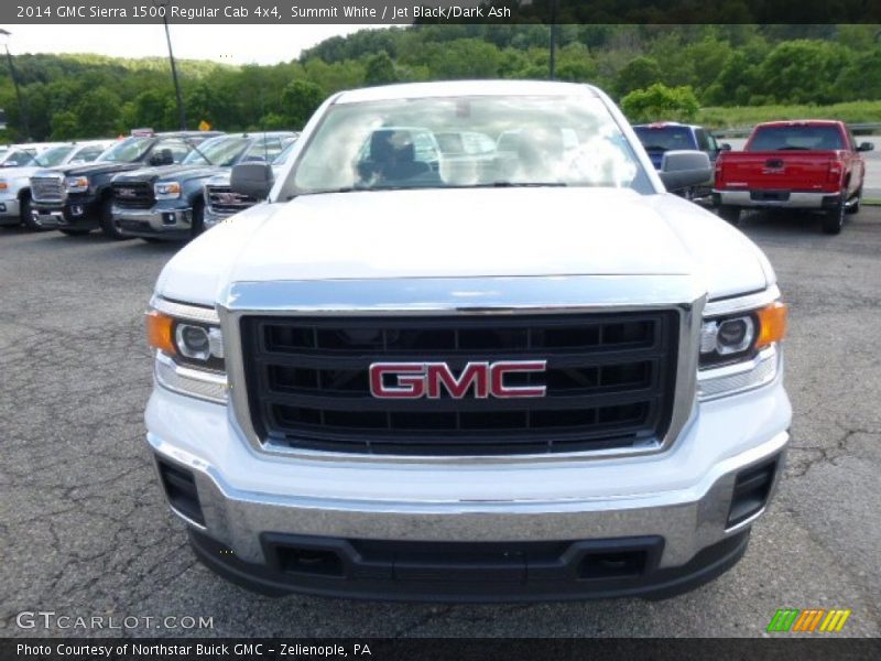 Summit White / Jet Black/Dark Ash 2014 GMC Sierra 1500 Regular Cab 4x4