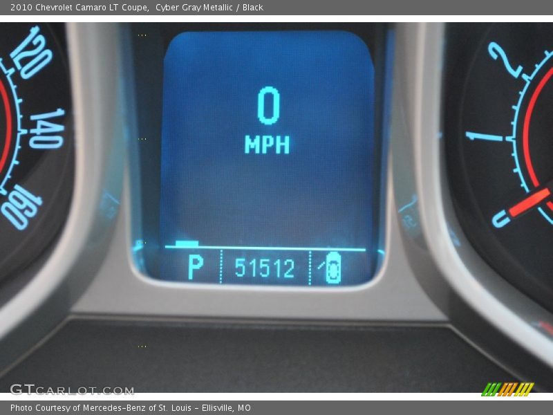 Cyber Gray Metallic / Black 2010 Chevrolet Camaro LT Coupe