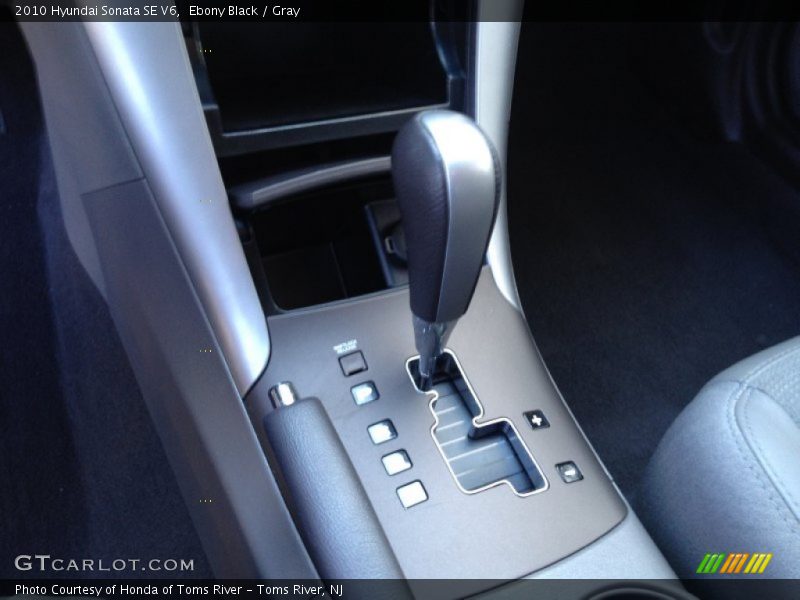 Ebony Black / Gray 2010 Hyundai Sonata SE V6