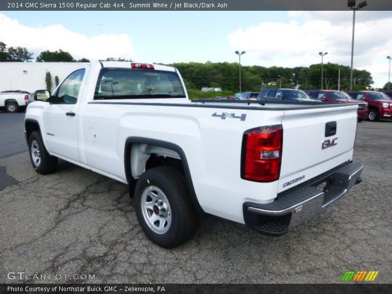 Summit White / Jet Black/Dark Ash 2014 GMC Sierra 1500 Regular Cab 4x4