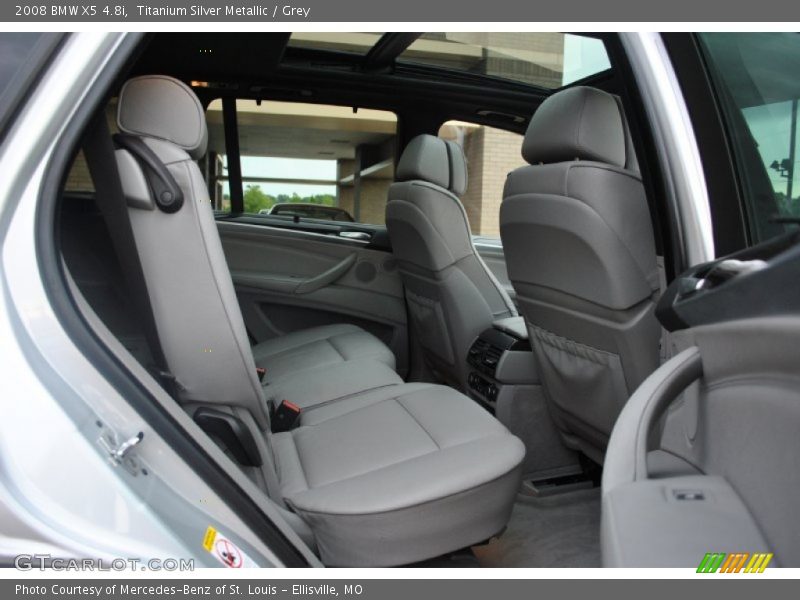 Titanium Silver Metallic / Grey 2008 BMW X5 4.8i