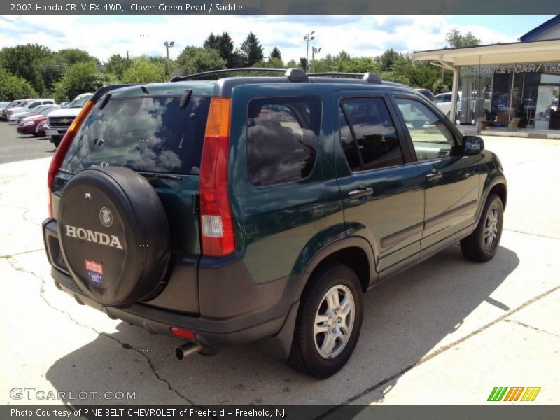 Clover Green Pearl / Saddle 2002 Honda CR-V EX 4WD