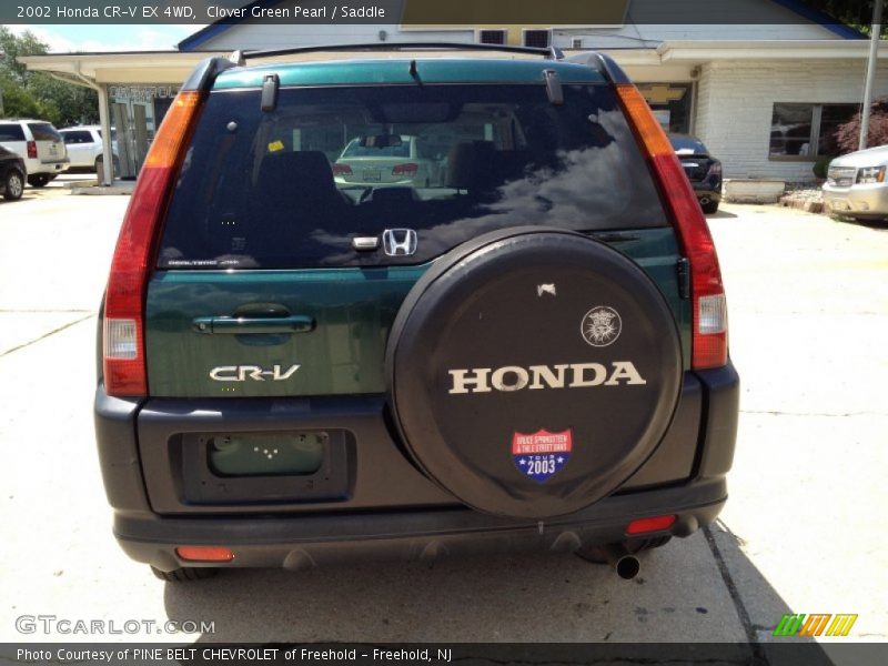 Clover Green Pearl / Saddle 2002 Honda CR-V EX 4WD