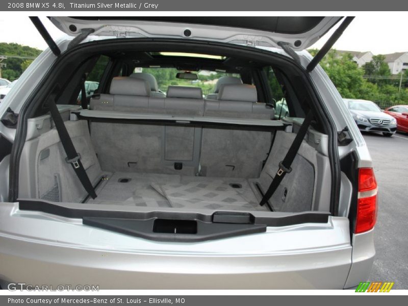 Titanium Silver Metallic / Grey 2008 BMW X5 4.8i