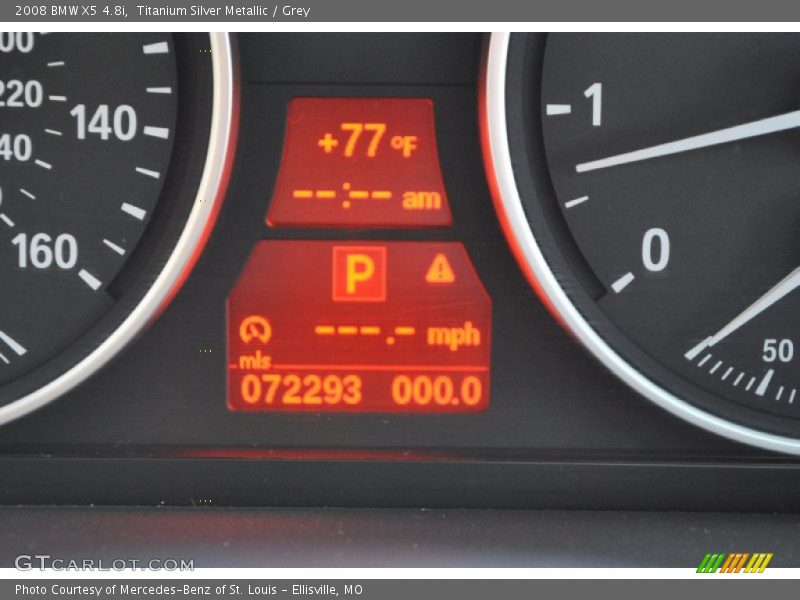 Titanium Silver Metallic / Grey 2008 BMW X5 4.8i