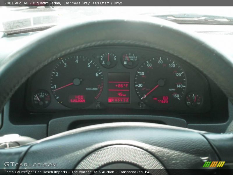 Cashmere Gray Pearl Effect / Onyx 2001 Audi A6 2.8 quattro Sedan