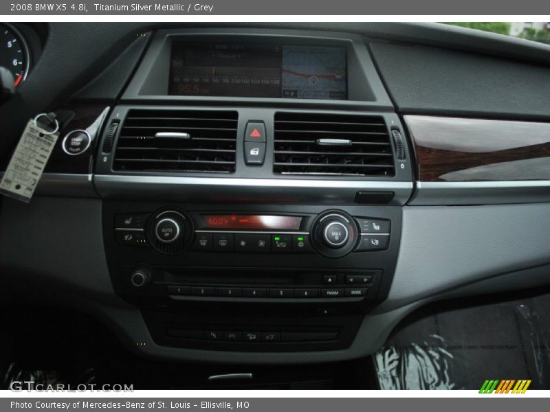 Titanium Silver Metallic / Grey 2008 BMW X5 4.8i