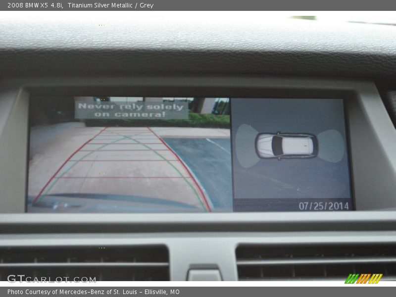 Titanium Silver Metallic / Grey 2008 BMW X5 4.8i