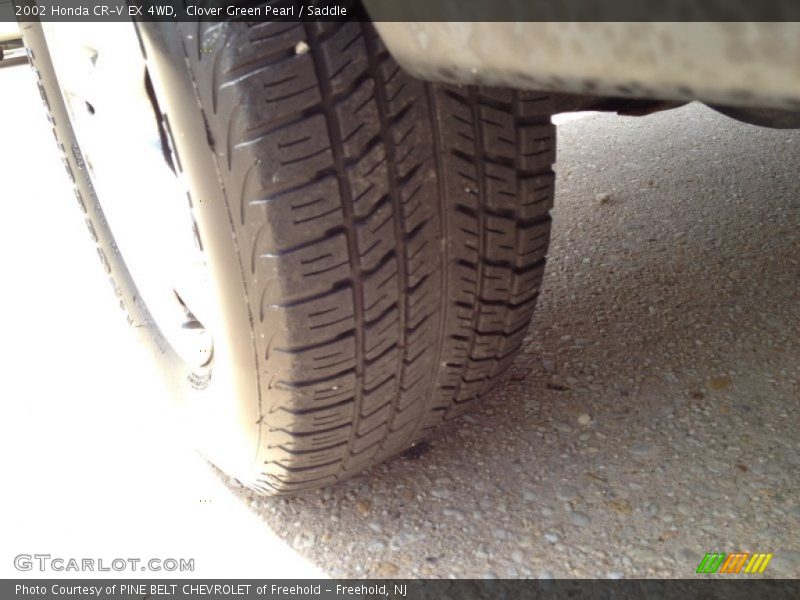 Clover Green Pearl / Saddle 2002 Honda CR-V EX 4WD