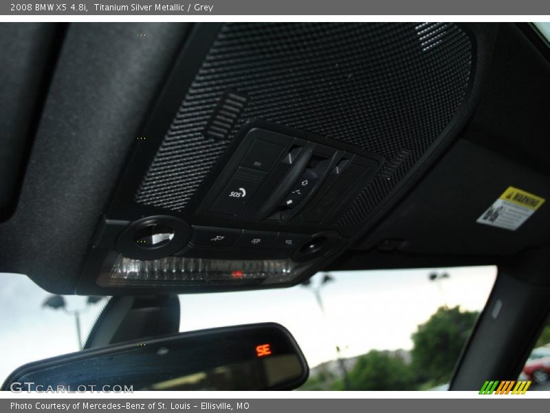 Titanium Silver Metallic / Grey 2008 BMW X5 4.8i
