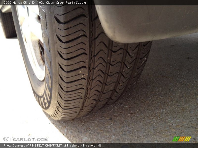 Clover Green Pearl / Saddle 2002 Honda CR-V EX 4WD