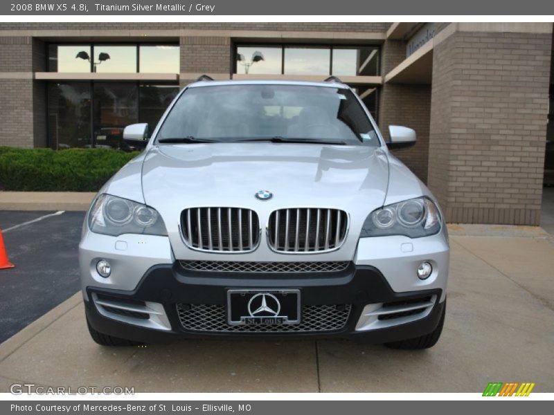 Titanium Silver Metallic / Grey 2008 BMW X5 4.8i