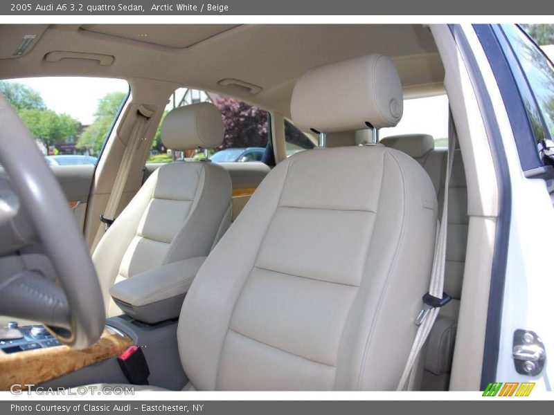 Arctic White / Beige 2005 Audi A6 3.2 quattro Sedan
