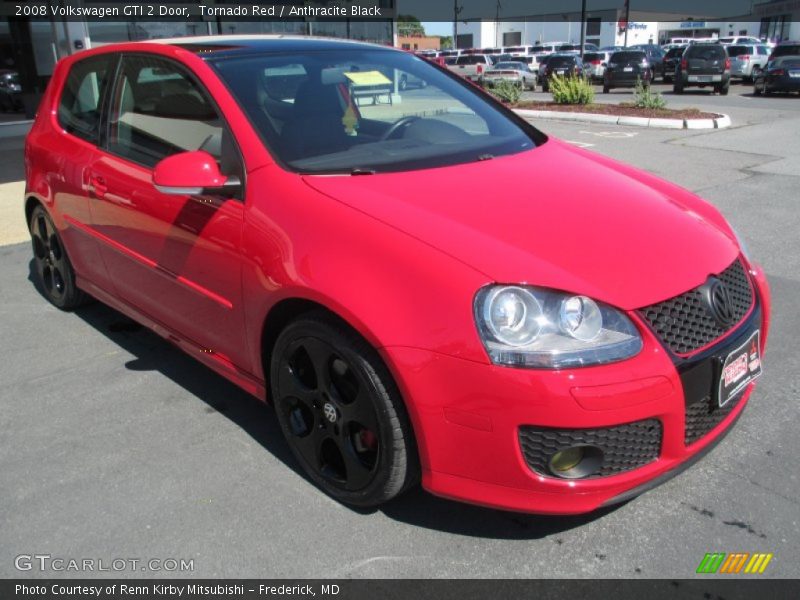 Tornado Red / Anthracite Black 2008 Volkswagen GTI 2 Door