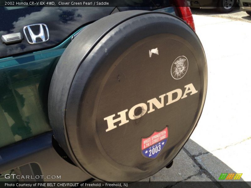 Clover Green Pearl / Saddle 2002 Honda CR-V EX 4WD