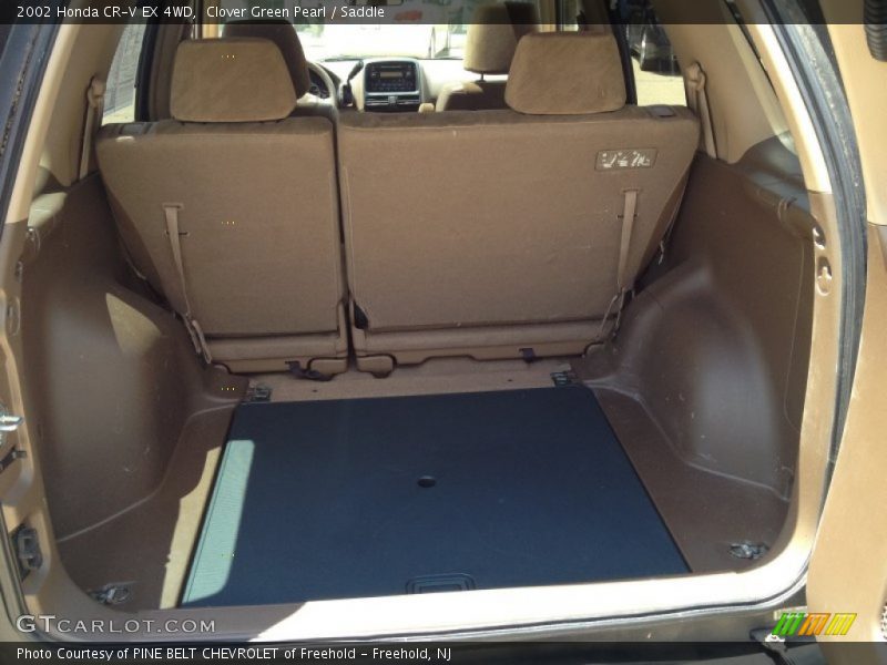 Clover Green Pearl / Saddle 2002 Honda CR-V EX 4WD