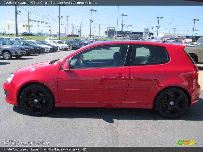 Tornado Red / Anthracite Black 2008 Volkswagen GTI 2 Door