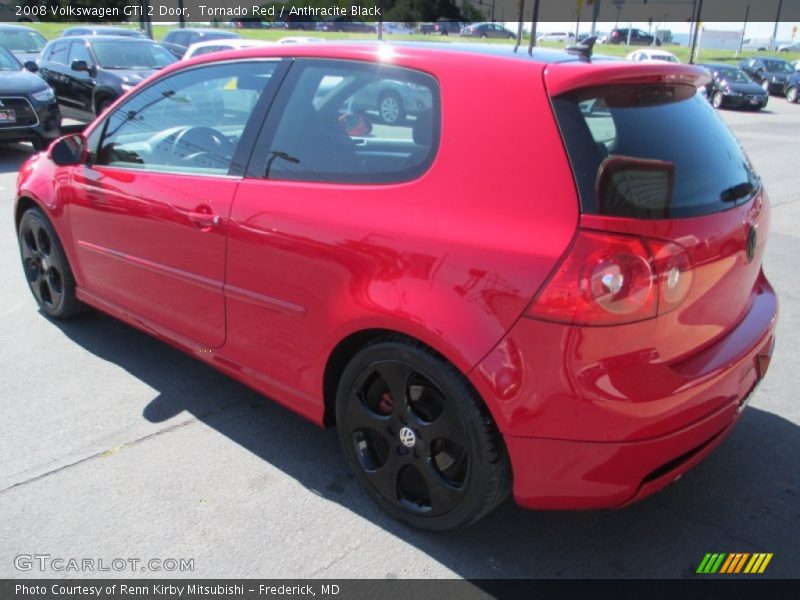 Tornado Red / Anthracite Black 2008 Volkswagen GTI 2 Door