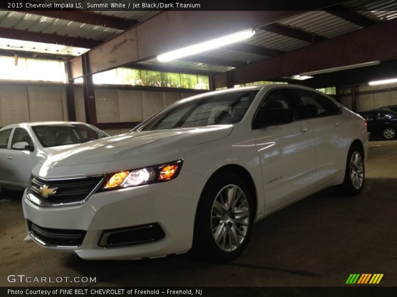 Summit White / Jet Black/Dark Titanium 2015 Chevrolet Impala LS