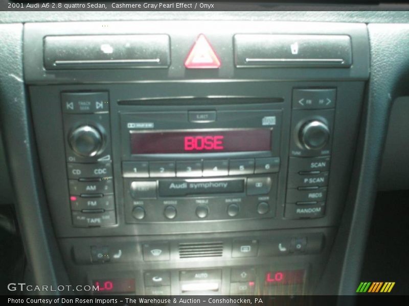 Cashmere Gray Pearl Effect / Onyx 2001 Audi A6 2.8 quattro Sedan