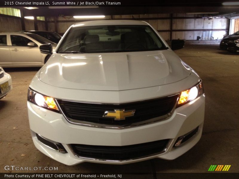 Summit White / Jet Black/Dark Titanium 2015 Chevrolet Impala LS