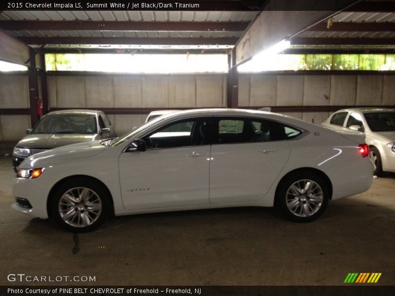 Summit White / Jet Black/Dark Titanium 2015 Chevrolet Impala LS