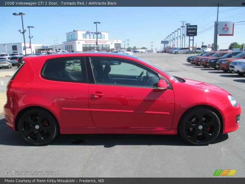 Tornado Red / Anthracite Black 2008 Volkswagen GTI 2 Door