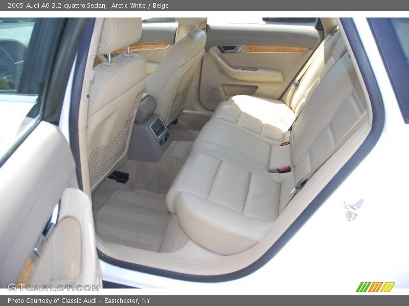 Arctic White / Beige 2005 Audi A6 3.2 quattro Sedan