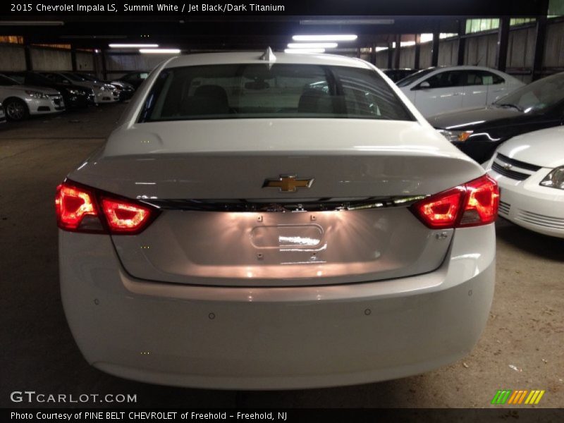 Summit White / Jet Black/Dark Titanium 2015 Chevrolet Impala LS