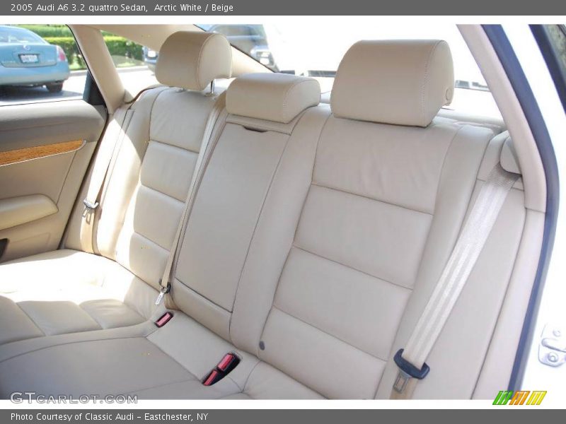 Arctic White / Beige 2005 Audi A6 3.2 quattro Sedan