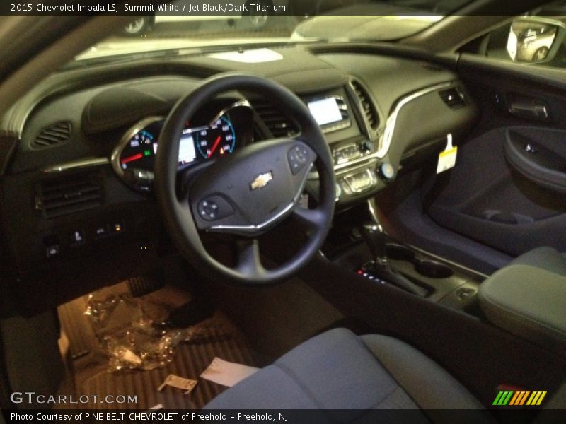 Summit White / Jet Black/Dark Titanium 2015 Chevrolet Impala LS