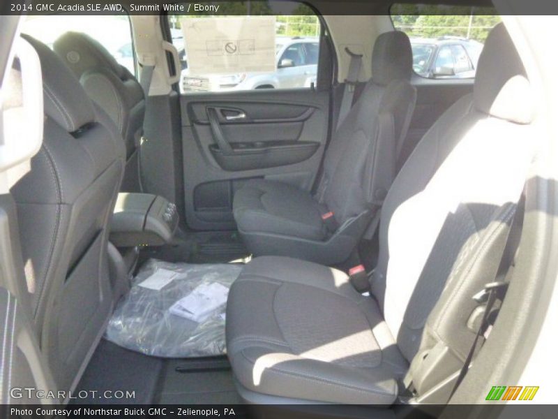 Summit White / Ebony 2014 GMC Acadia SLE AWD