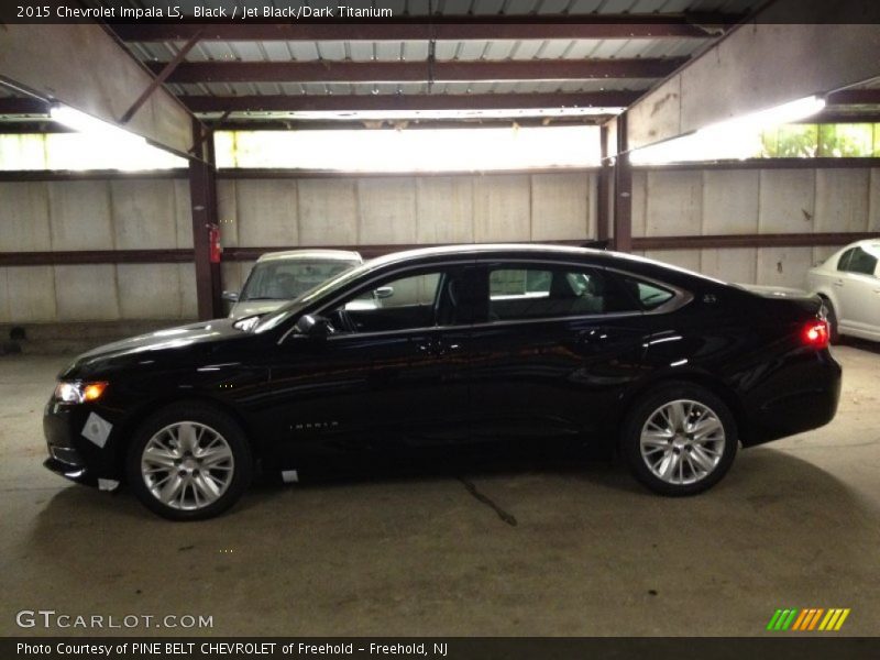 Black / Jet Black/Dark Titanium 2015 Chevrolet Impala LS