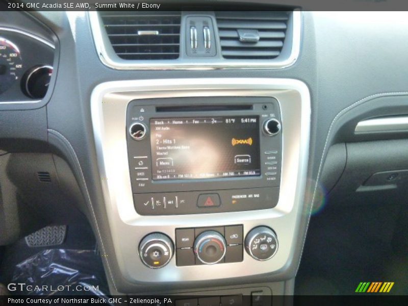 Summit White / Ebony 2014 GMC Acadia SLE AWD