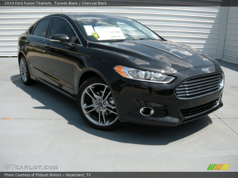 Tuxedo Black / Charcoal Black 2014 Ford Fusion Titanium
