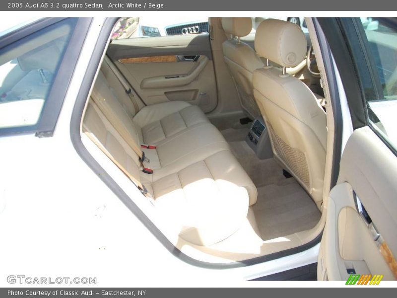 Arctic White / Beige 2005 Audi A6 3.2 quattro Sedan
