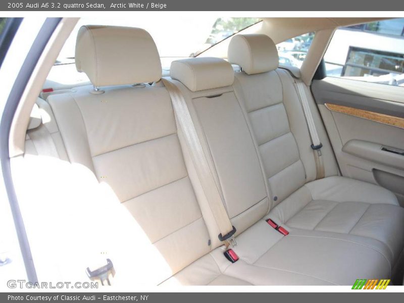 Arctic White / Beige 2005 Audi A6 3.2 quattro Sedan