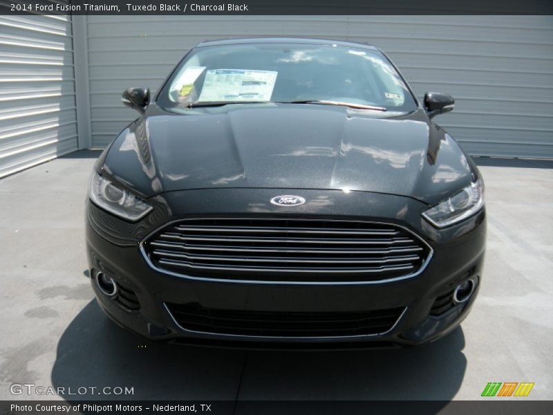 Tuxedo Black / Charcoal Black 2014 Ford Fusion Titanium