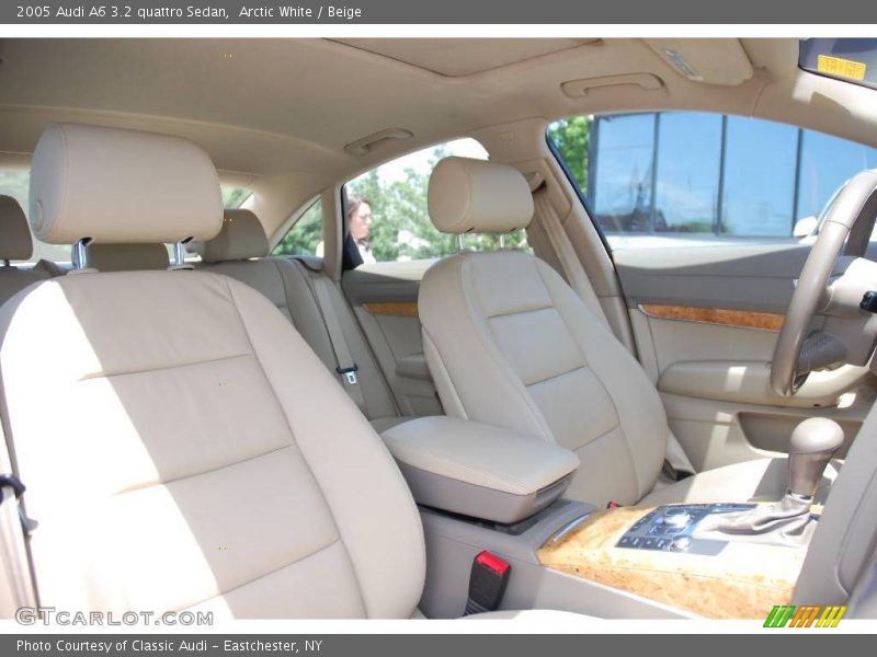 Arctic White / Beige 2005 Audi A6 3.2 quattro Sedan