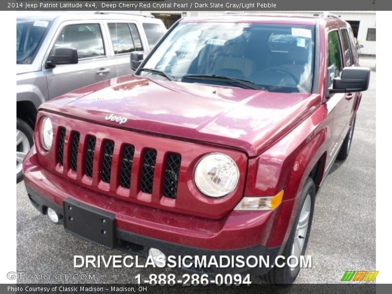 Deep Cherry Red Crystal Pearl / Dark Slate Gray/Light Pebble 2014 Jeep Patriot Latitude 4x4