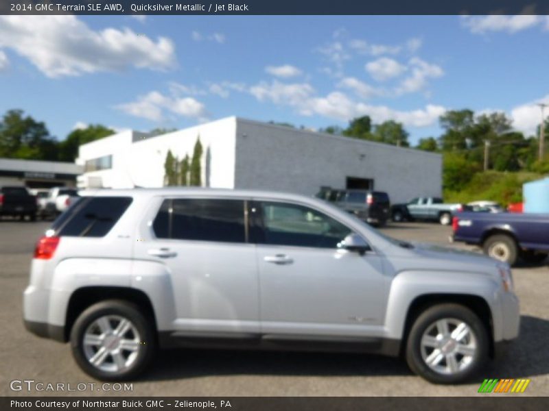 Quicksilver Metallic / Jet Black 2014 GMC Terrain SLE AWD