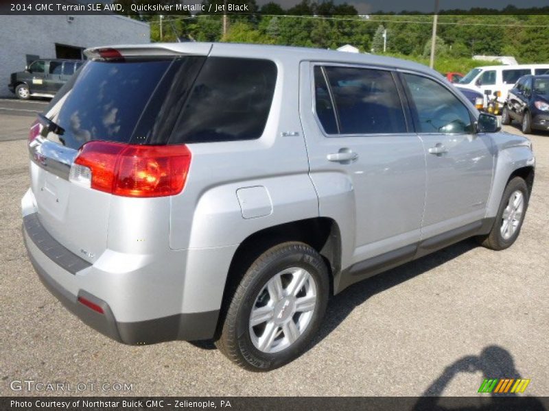 Quicksilver Metallic / Jet Black 2014 GMC Terrain SLE AWD