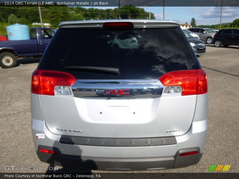 Quicksilver Metallic / Jet Black 2014 GMC Terrain SLE AWD