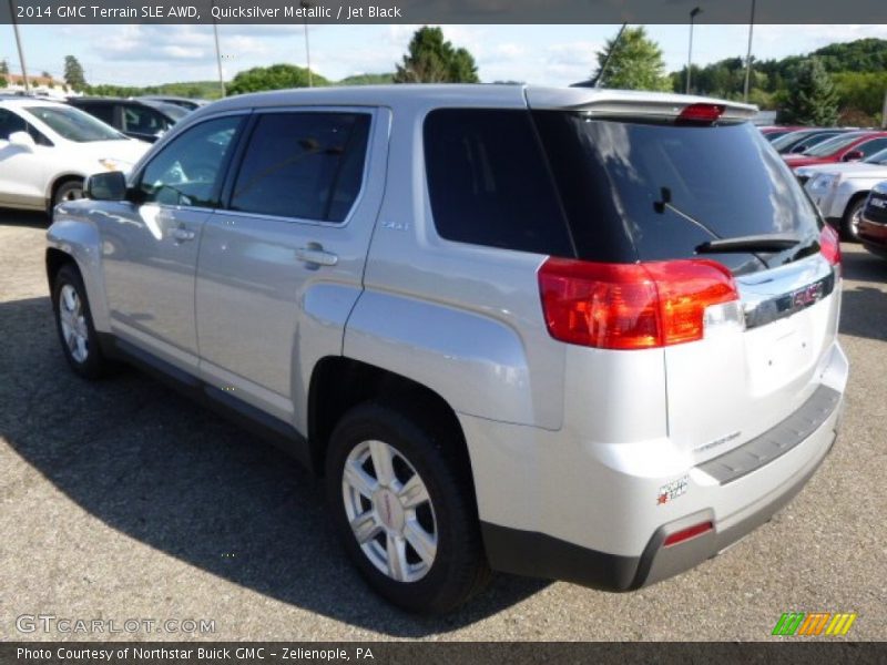 Quicksilver Metallic / Jet Black 2014 GMC Terrain SLE AWD