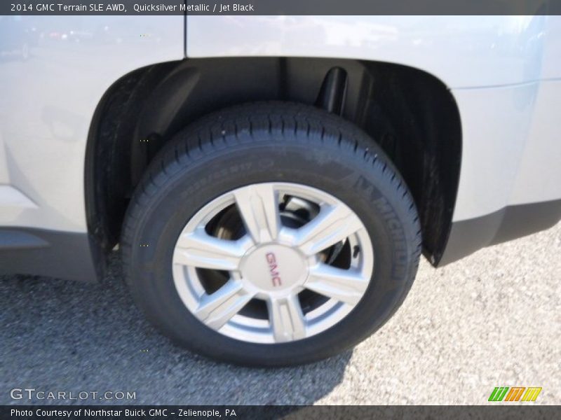 Quicksilver Metallic / Jet Black 2014 GMC Terrain SLE AWD