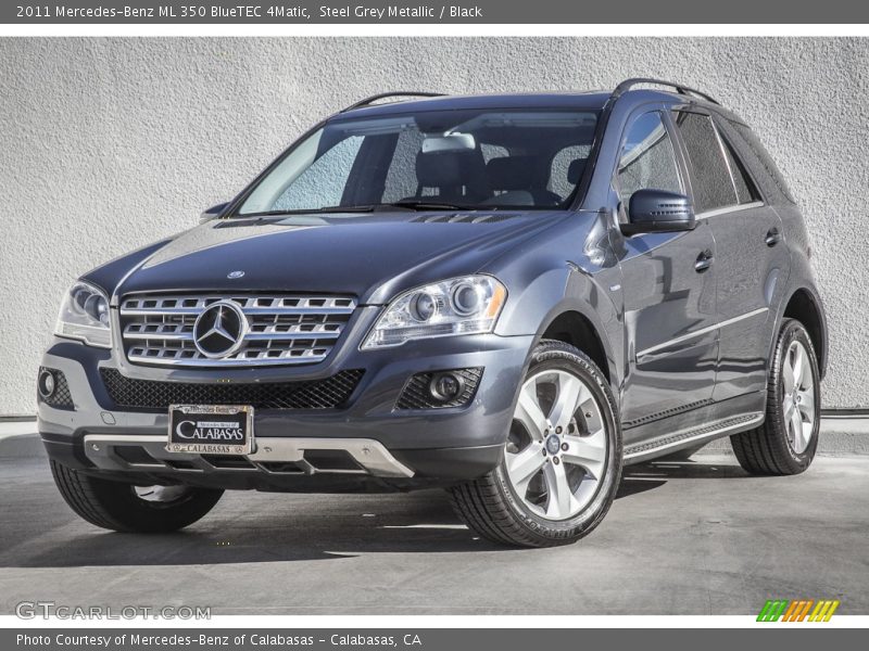 Steel Grey Metallic / Black 2011 Mercedes-Benz ML 350 BlueTEC 4Matic